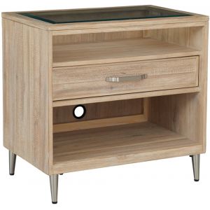 Emery Park - Maddox 1 Drawer Nightstand in Biscotti Finish - I644-451