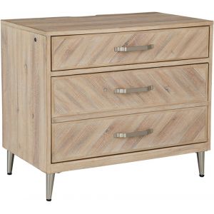 Emery Park - Maddox Liv360 Nightstand in Biscotti Finish - I644-449