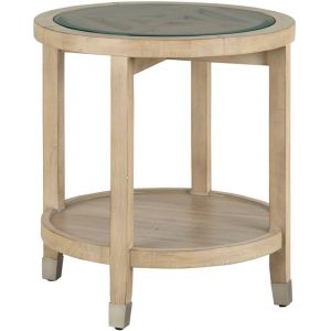 Emery Park - Maddox Round End Table in Biscotti Finish - I644-9141