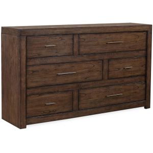 Emery Park - Modern Loft 6 Drawer Dresser in Brownstone Finish - IML-453-BRN-1