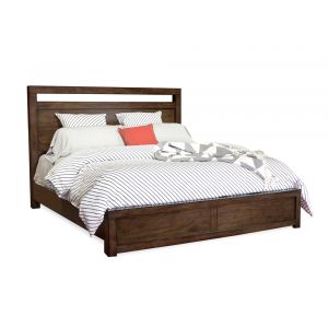 Emery Park - Modern Loft Cal King Panel Bed in Brownstone Finish