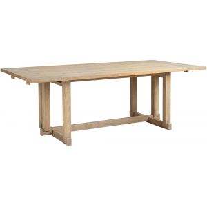 Emery Park - Modern Loft Extendable Trestle Dining Table in Modern Khaki Finish - IML-6030-KHK