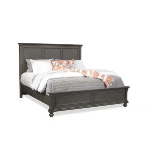 Emery Park - Oxford Cal King Panel Bed in Peppercorn Finish