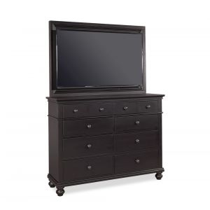 Emery Park - Oxford Chesser with TV Frame in Rubbed Black Finish