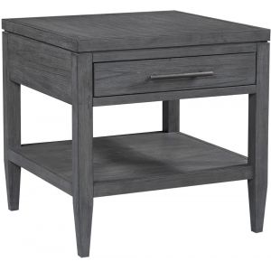 Emery Park - Preston End Table in Urbane Grey Finish - I597-9140