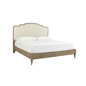 Emery Park - Provence Queen Upholstered Bed in Patine Finish