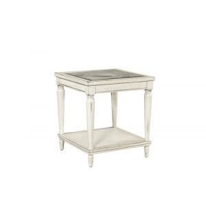 Emery Park - Radius End Table in Alabaster Finish - I233-9140