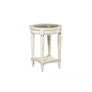 Emery Park - Radius Round Chairside Table in Alabaster Finish - I233-9130