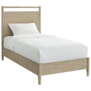 Emery Park - Shiloh Twin Non Storage Panel Bed in Champagne Finish