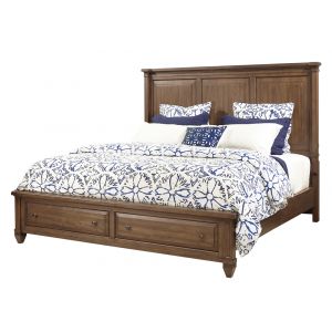 Emery Park - Thornton King Panel Storage Bed in Sienna Finish
