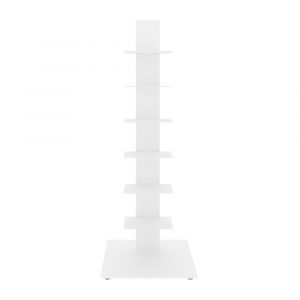 Euro Style - Sapiens 38in Bookcase/Shelf/Shelving Tower in White - 94196WHT-KIT