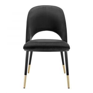Euro Style - Alby Side Chair in Black with Black Legs - Set of 2 - 15120-BLK