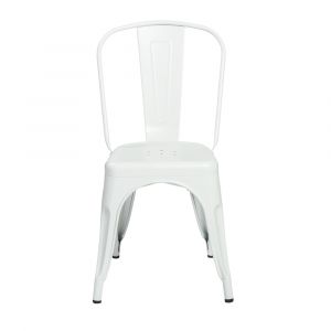 Euro Style - Corsair Stacking Side Chair in Matte White - Set of 4 - 94210MTWHT