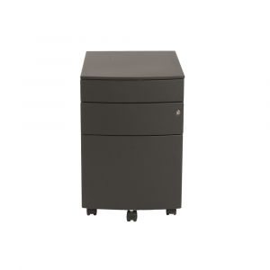 Euro Style - Floyd 3 Drawer File Cabinet in Black - 27985BLK