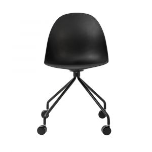 Euro Style - Tayte Office Chair in Black with Matte Black Base - 01134BLK