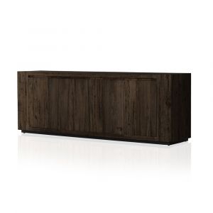 Four Hands - Abaso Sideboard - Ebony Rustic Wormwood Oak - 229169-003