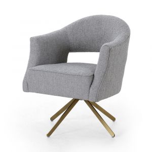Four Hands - Adara Desk Chair - Knoll Dove - 109252-007