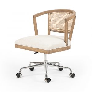 Four Hands - Alexa Desk Chair - Light Honey Nettlewood - 101047-005