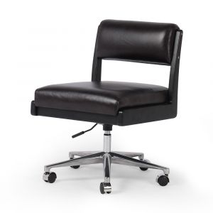 Four Hands - Allston - Norris Armless Desk Chair-Sonoma Black - 238205-002