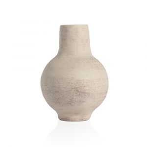 Four Hands - Arid Round Vase - Distressed Cream - 232030-001