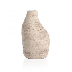 Four Hands - Arid Small Vase - Distressed Cream - 232029-001