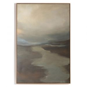 Four Hands - Art Studio - Fog II by Lauren Fuhr - Vertical Grain White Oak Floater - 238233-002