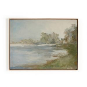 Four Hands - Art Studio - Lake by Lauren Fuhr - Natural Maple Floater - 245090-001