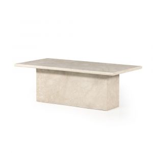 Four Hands - Arum Coffee Table - Cream Marble - 229610-001