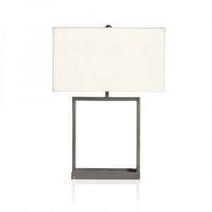Four Hands - Asher - Abe Table Lamp - White Silk - 101140-003