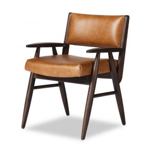 Four Hands - Ashford - Papile Dining Armchair-Snma Butterscotch - 235210-002