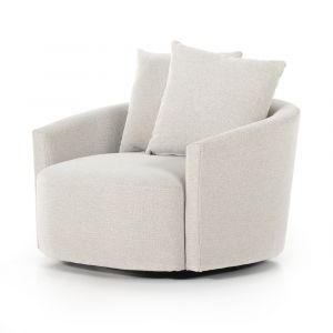 Four Hands - Atelier - Chloe Swivel Chair-Delta Bisque - 228290-001