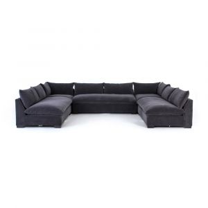 Four Hands - Grant 5 Piece Sectional - Henry Charcoal - UATR-010-152-S2