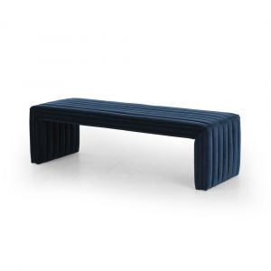 Four Hands - Augustine Bench - Sapphire Navy - 230152-003