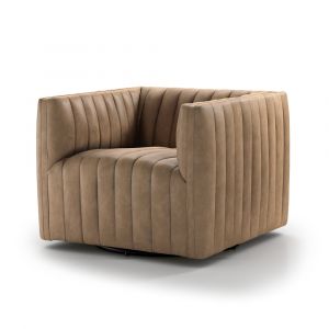 Four Hands - Augustine Swivel Chair - Palermo Drift - 105768-011