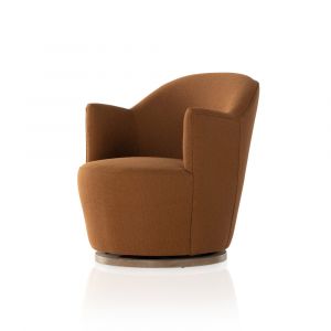 Four Hands - Aurora Swivel Chair - Patton Burnish - 106102-035