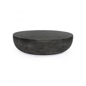 Four Hands - Basil Outdoor Round Coffee Table - Aged Grey - 232203-001