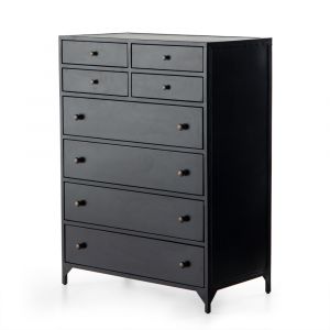 Four Hands - Belmont 8 Drawer Tall Dresser - Black - 104428-003