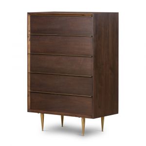 Four Hands - Billy 5 Drawer Dresser - Dark Walnut - 108516-001