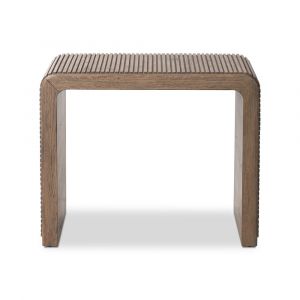 Four Hands - Bina - Leo End Table - Rustic Grey - 231793-002