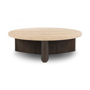 Four Hands - Bina - Toli Coffee Table-Travertine - 228121-009