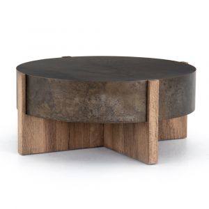 Four Hands - Bingham Coffee Table - Distressed Iron - 223619-001