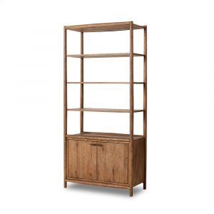 Four Hands - Bolton - Glenview Bookcase-Weathered Oak - 236400-001