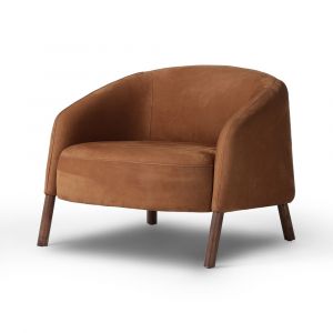 Four Hands - Bowie Chair - Nubuck Cognac - 239269-002