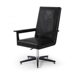 Four Hands - Carla Executive Desk Chair - Heirloom Black - 236532-001