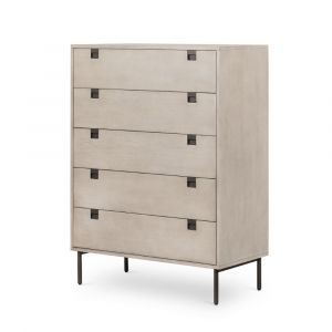 Four Hands - Carly 5 Drawer Dresser-Grey Wash - VPTN-184