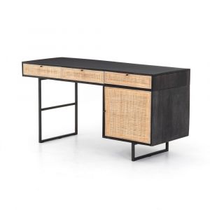 Four Hands - Carmel Desk-Black Wash - IPRS-004A