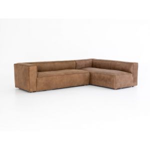 Four Hands - Nolita 2 Piece Laf Sectional - Natural Washed - CCAR-VL-307