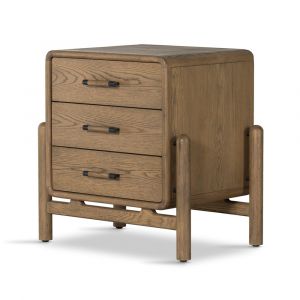 Four Hands - Caroline Nightstand - Smoked Oak Veneer - 227883-002