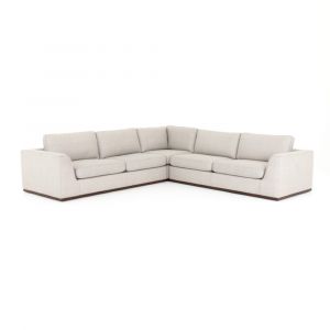 Four Hands - Colt 3 Piece Sectional - Aldred Silver - UCEN-01102-789-S1