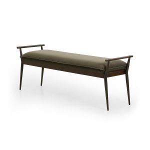 Four Hands - Charlotte Bench - Modern Velvet Loden - 108543-006